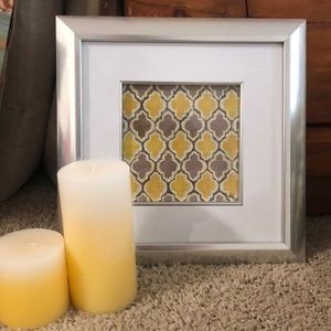 Yellow and grey picture